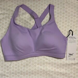 ALO Yoga Violet Skies Power Play High Impact Sports Bra